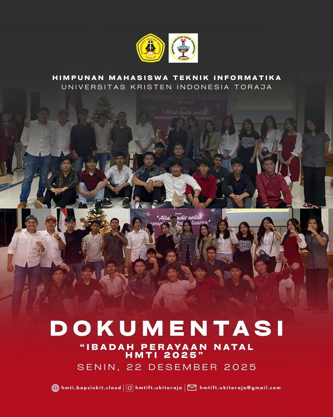 Perayaan Natal HMTI UKI Toraja