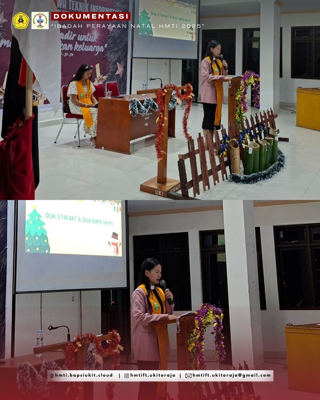Perayaan Natal HMTI UKI Toraja